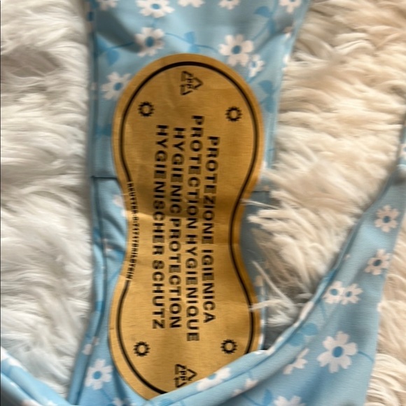 Ditsy Floral Blue Bikini Bottom - Picture 4 of 4